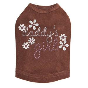 Daddy's Girl #3 Rhinestone Dog Tank - Many Colors - Posh Puppy Boutique