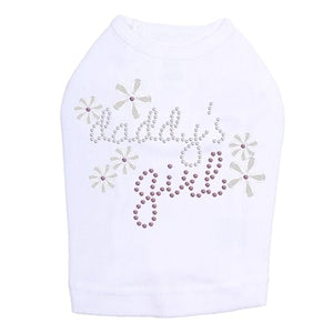 Daddy's Girl #3 Rhinestone Dog Tank - Many Colors - Posh Puppy Boutique