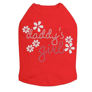 Daddy's Girl #3 Rhinestone Dog Tank - Many Colors - Posh Puppy Boutique