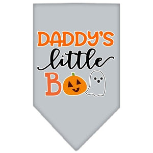 Daddy's Little Boo Screen Print Bandana in Many Colors - Posh Puppy Boutique