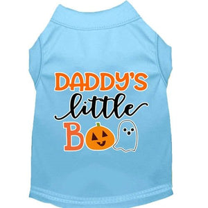 Daddy's Little Boo Screen Print Dog Shirt in Many Colors - Posh Puppy Boutique