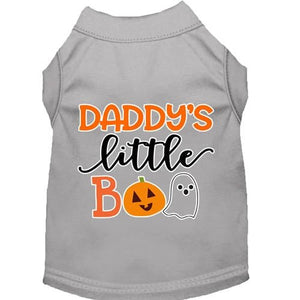 Daddy's Little Boo Screen Print Dog Shirt in Many Colors - Posh Puppy Boutique