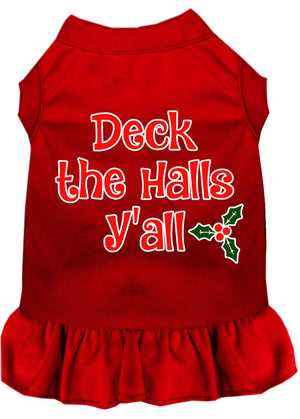 Deck the Halls Y'all Dress in Many Colors - Posh Puppy Boutique