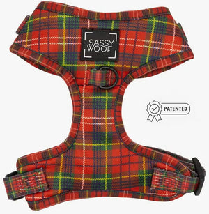 Deck the Paws Adjustable Harness - Posh Puppy Boutique