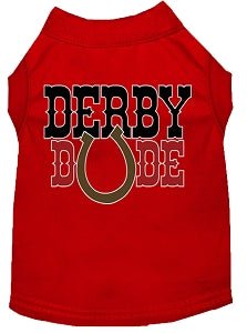 Derby Dude Screen Print Dog Shirt in Many Colors - Posh Puppy Boutique