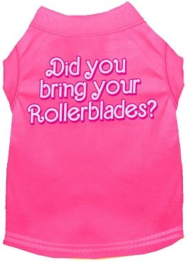 Did You Bring Your Roller Blades? Screen Print Shirt in Many Colors - Posh Puppy Boutique