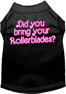 Did You Bring Your Roller Blades? Screen Print Shirt in Many Colors - Posh Puppy Boutique