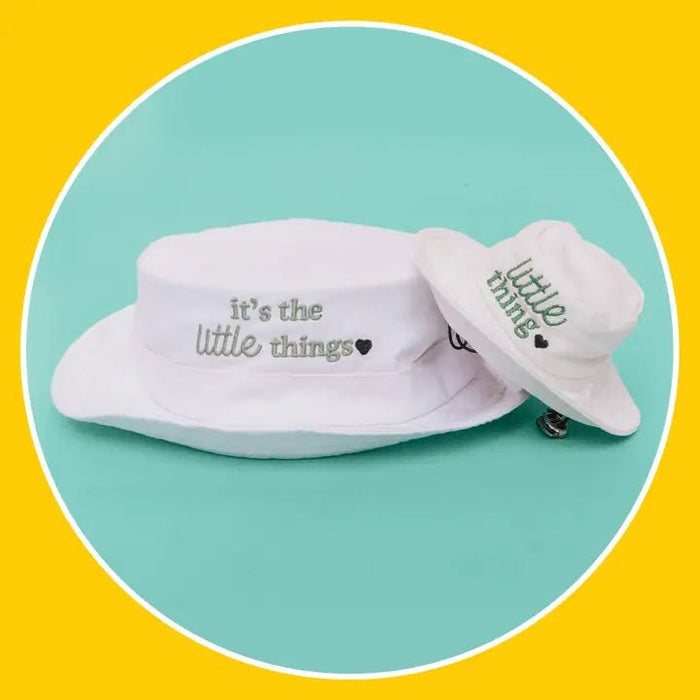 Dog 'Little Things' Bucket Hat with Matching Human Hat