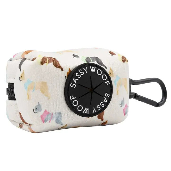 Dog Waste Bag Holder - Bold Boston Terriers