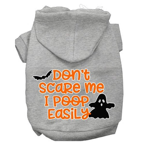 Don't Scare Me, Poops Easily Hoodie - Many Colors - Posh Puppy Boutique