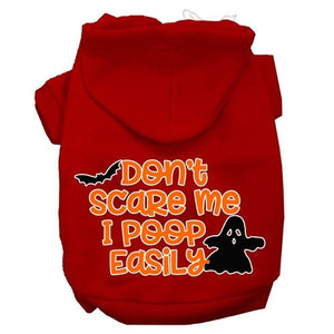 Don't Scare Me, Poops Easily Hoodie - Many Colors - Posh Puppy Boutique