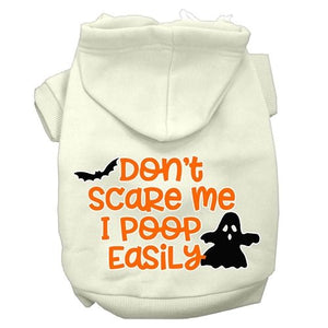 Don't Scare Me, Poops Easily Hoodie - Many Colors - Posh Puppy Boutique