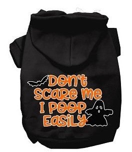 Don't Scare Me, Poops Easily Hoodie - Many Colors