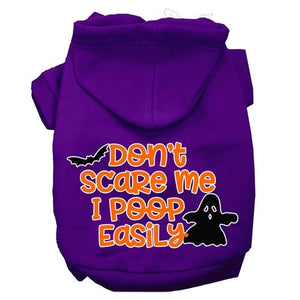 Don't Scare Me, Poops Easily Hoodie - Many Colors - Posh Puppy Boutique