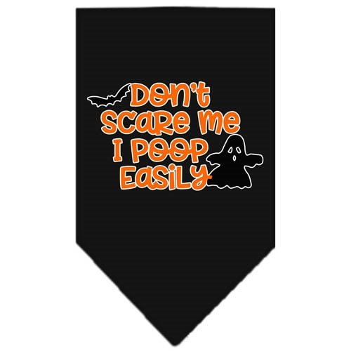 Don't Scare Me, Poops Easily Screen Print Bandana in Many Colors