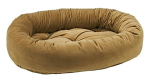 Donut Bed Toffee Microvelvet - Posh Puppy Boutique