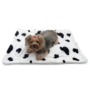 Double Layered Ultra Plush Moo Cow Blanket - Posh Puppy Boutique