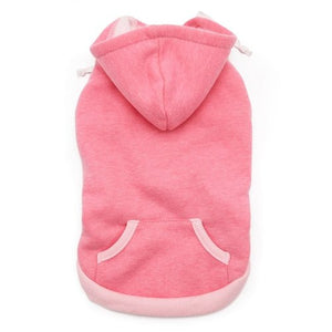 Drawstring Hoody - Pink - Posh Puppy Boutique