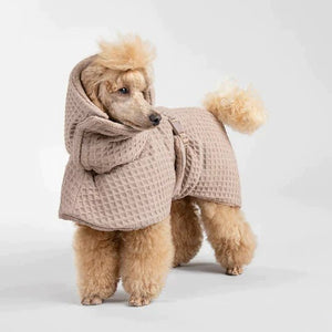 Drying Coat Spa in Taupe - Posh Puppy Boutique