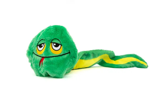 Guru Pet Hide-A-Tail Green Snake Plush Toy in 3 Big Sizes