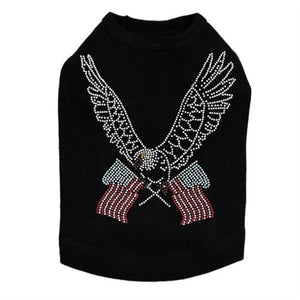 Eagle with Flags Rhinestone Tank - Many Colors - Posh Puppy Boutique