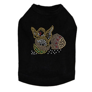 Easter Chick in Egg Rhinestone Dog Tank - Many Colors - Posh Puppy Boutique