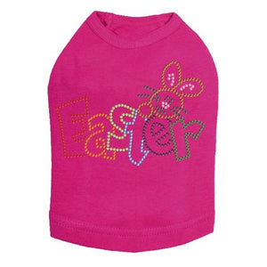 Easter with Bunny Rhinestone Dog Tank - Many Colors - Posh Puppy Boutique