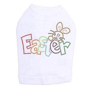 Easter with Bunny Rhinestone Dog Tank - Many Colors - Posh Puppy Boutique