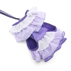 EasyGO Multi Ruffle Purple Harness - Posh Puppy Boutique