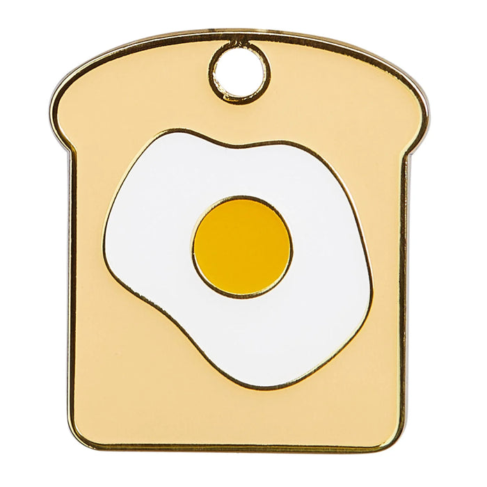 Eggs N Toast Pet ID Tag