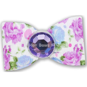 English Rose Hair Bow - Posh Puppy Boutique