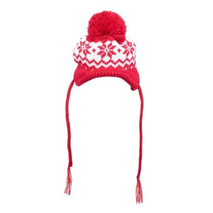 Fairisle Snowflake Hat - Posh Puppy Boutique