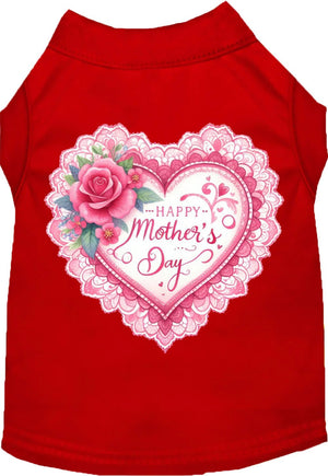 Fancy Mothers Day Screen Print Dog Shirt in Many Colors - Posh Puppy Boutique