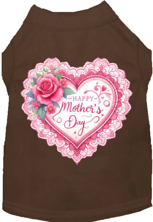 Fancy Mothers Day Screen Print Dog Shirt in Many Colors - Posh Puppy Boutique