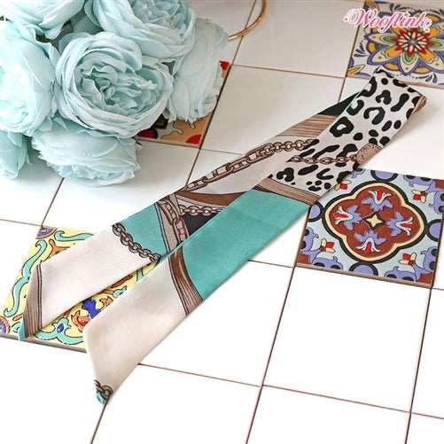 Fashionista Satin Scarf 2 in Mint