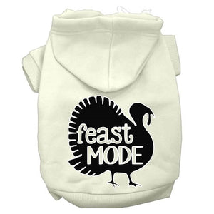 Feast Mode Screen Print Dog Hoodie in Many Colors - Posh Puppy Boutique