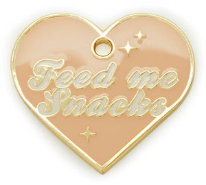 Feed Me Snacks Pet ID Tag - Posh Puppy Boutique