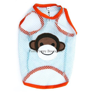 Fishnet Monkey Dress - Blue - Posh Puppy Boutique