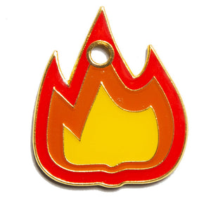 Flame Pet ID Tag - Posh Puppy Boutique