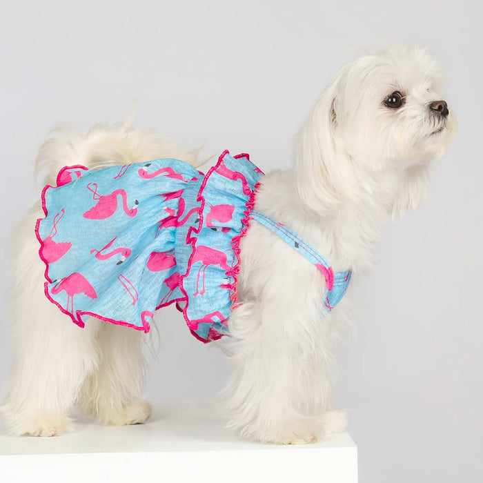 Flamingo's Dog Dress