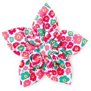 Fleurs Pink Flower Slider - Posh Puppy Boutique