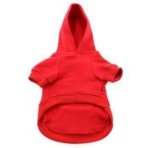 Flex - Fit Dog Hoodie - Red - Posh Puppy Boutique