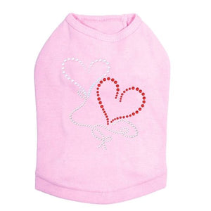 Floating Hearts Tank in Many Colors - Posh Puppy Boutique