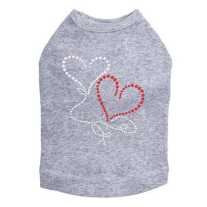 Floating Hearts Tank in Many Colors - Posh Puppy Boutique