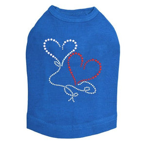 Floating Hearts Tank in Many Colors - Posh Puppy Boutique