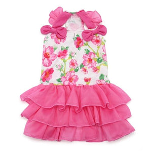 Floral Flounce Dress - Posh Puppy Boutique