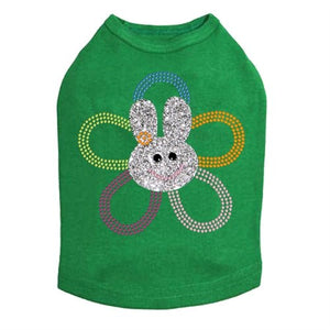 Flower Bunny Rhinestone Dog Tank - Many Colors - Posh Puppy Boutique