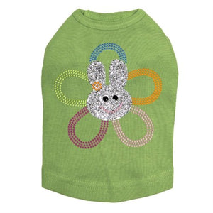 Flower Bunny Rhinestone Dog Tank - Many Colors - Posh Puppy Boutique