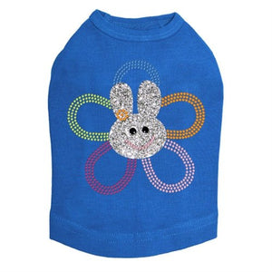 Flower Bunny Rhinestone Dog Tank - Many Colors - Posh Puppy Boutique