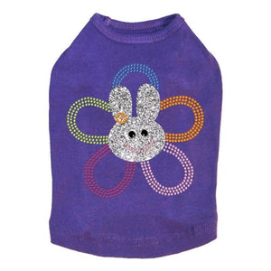 Flower Bunny Rhinestone Dog Tank - Many Colors - Posh Puppy Boutique